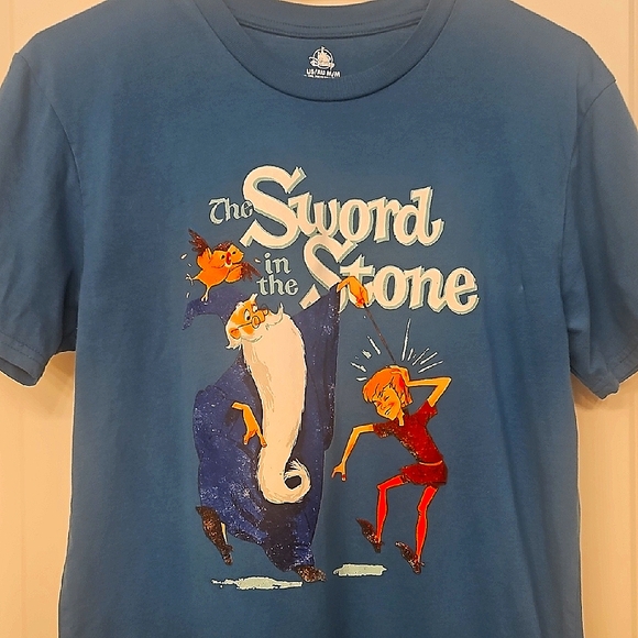 Disney Blue 'The Sword in the Stone' Tee, NWOT - Picture 1 of 4